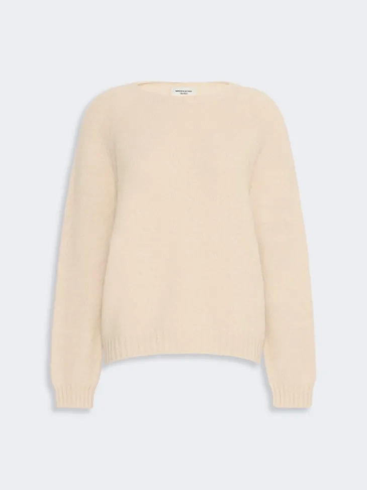 Alpaca and cotton sweater - SAND
