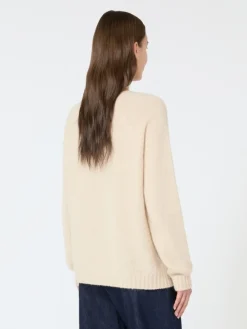 Alpaca and cotton sweater - SAND