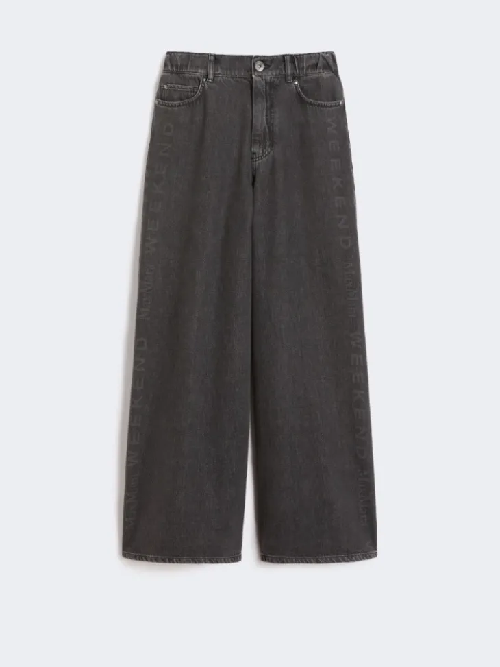 Authentic cotton denim jeans - BLACK