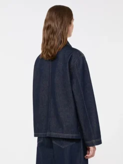 Authentic denim shacket - NAVY