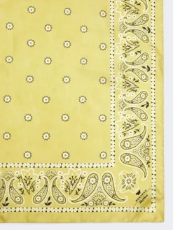 Bandanna print silk foulard - GREEN
