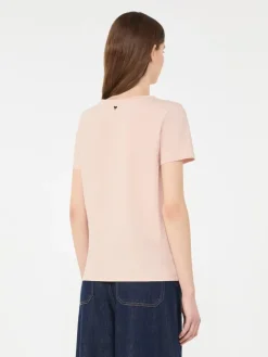 Basic cotton jersey T-shirt - PINK