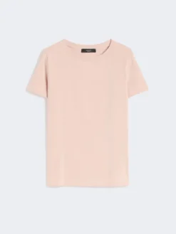 Basic cotton jersey T-shirt - PINK