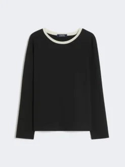 Basic jersey T-shirt - BLACK