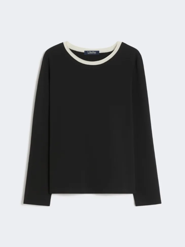 Basic jersey T-shirt - BLACK