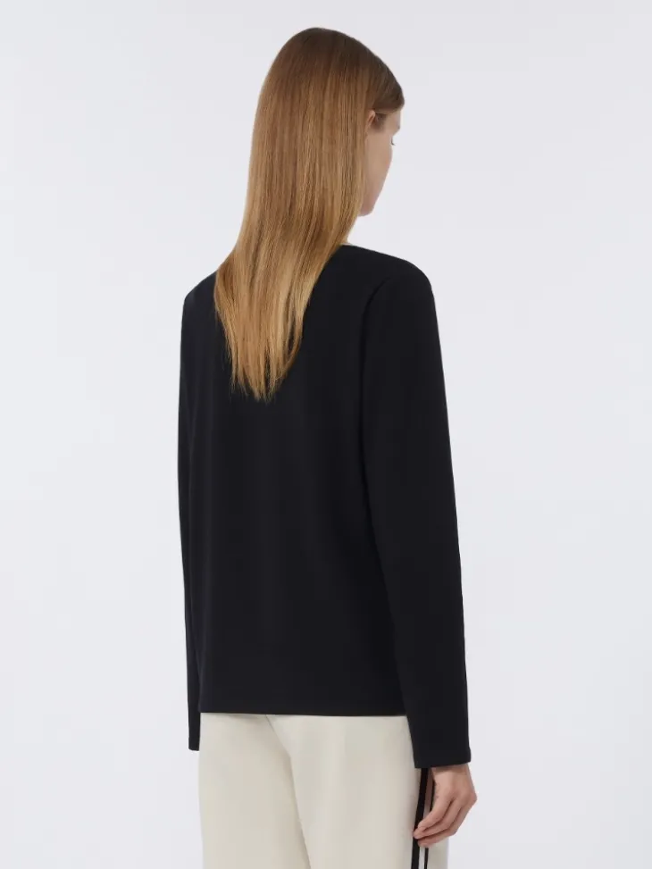 Basic jersey T-shirt - BLACK