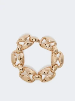 Bold metal necklace - BRONZE