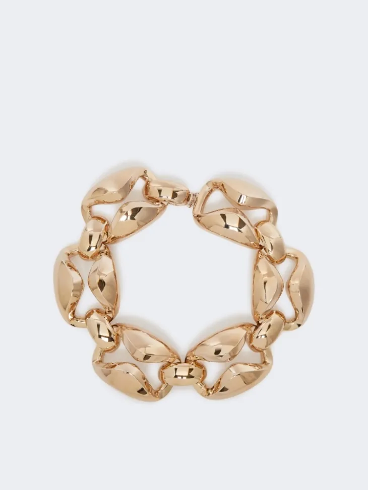 Bold metal necklace - BRONZE