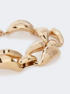 Bold metal necklace - BRONZE