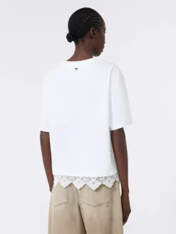 Boxy-fit cotton T-shirt - WHITE