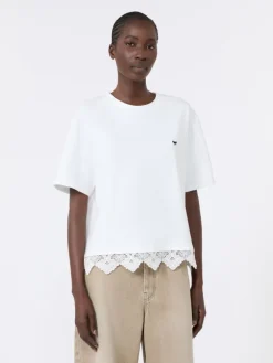 Boxy-fit cotton T-shirt - WHITE