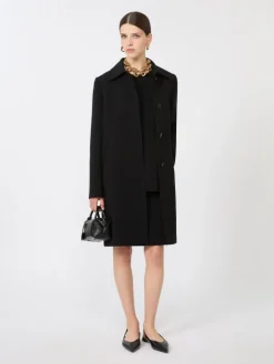 Cady crew neck blouse - BLACK