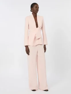 Cady jacket with sash detail - PINK