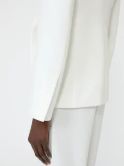 Cady jacket with sash detail - WHITE