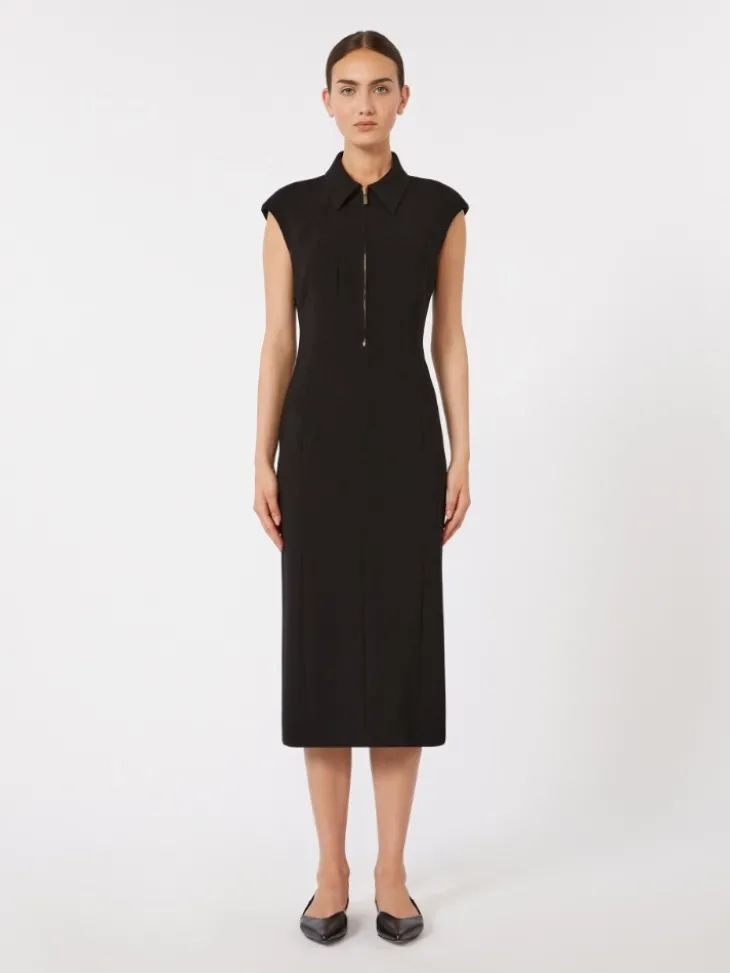 Cady midi dress - BLACK