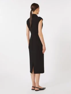 Cady midi dress - BLACK
