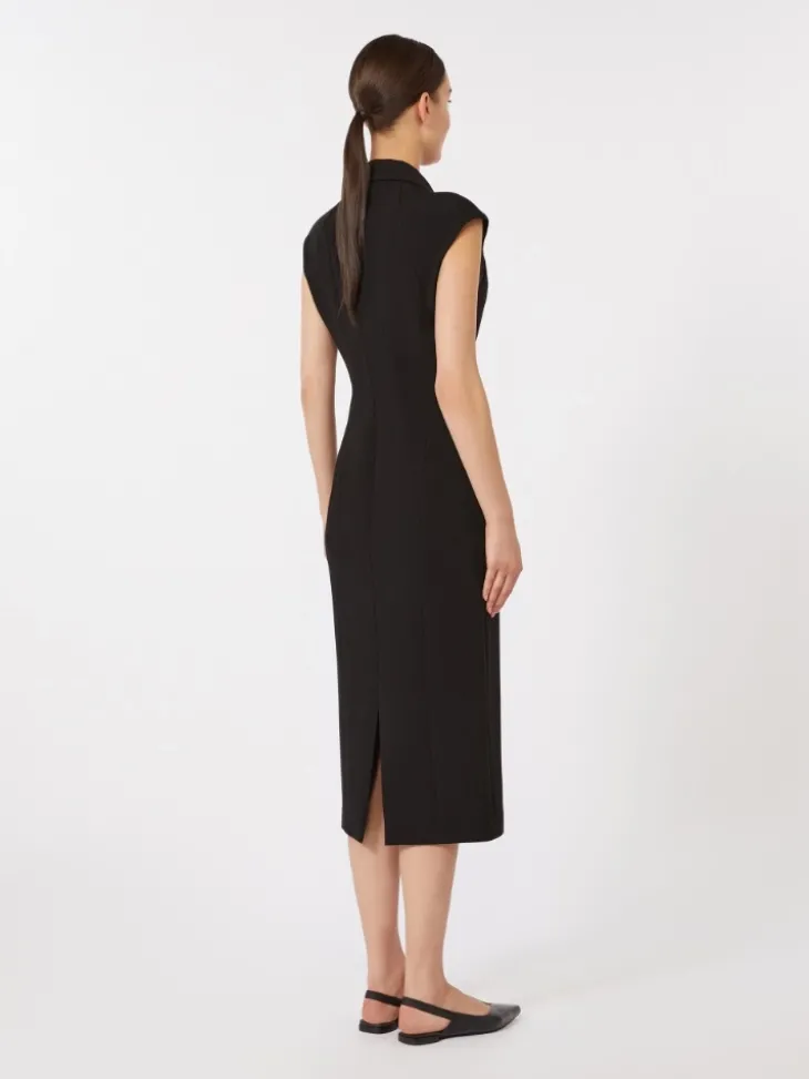 Cady midi dress - BLACK