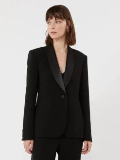 Cady Tuxedo jacket - BLACK