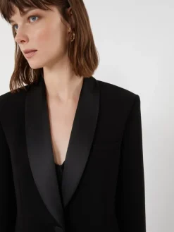 Cady Tuxedo jacket - BLACK