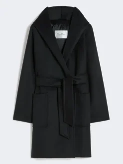 Camel robe coat - BLACK