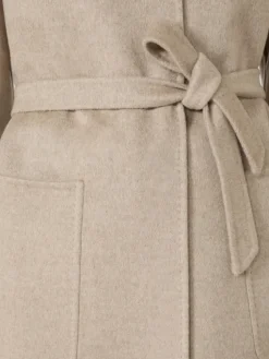 Camel wrap coat - SAND