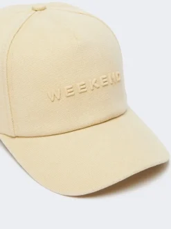 Canvas baseball cap - BEIGE