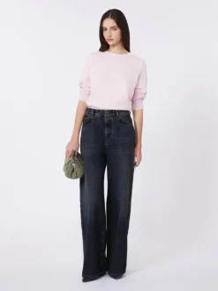 Cashmere crew-neck sweater - PINK