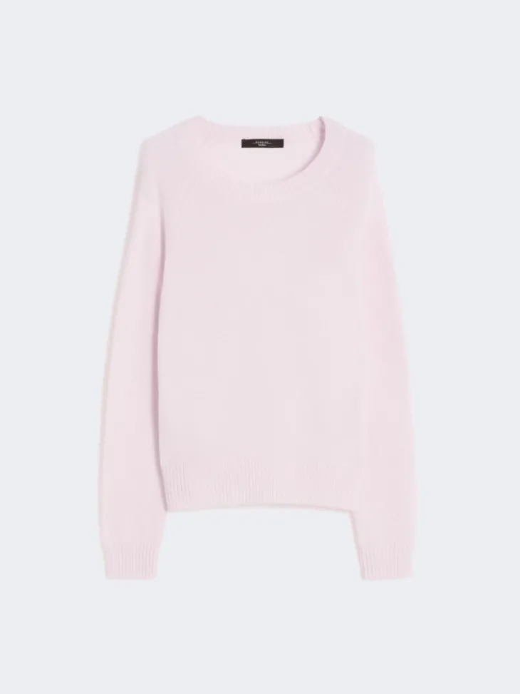 Cashmere crew-neck sweater - PINK