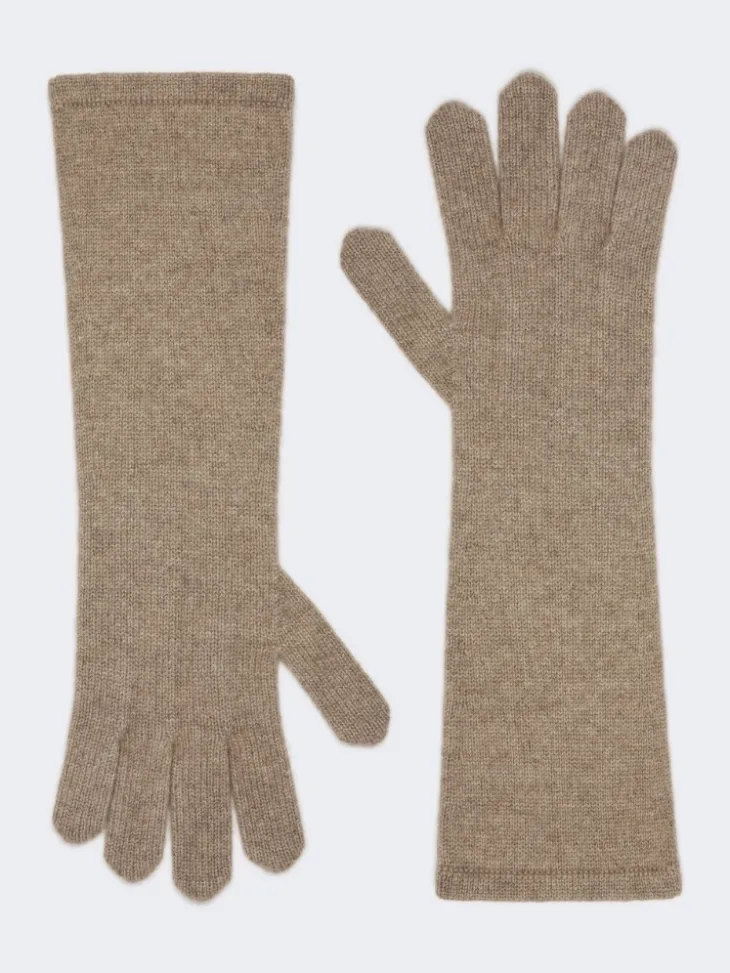 Cashmere gloves - BEIGE