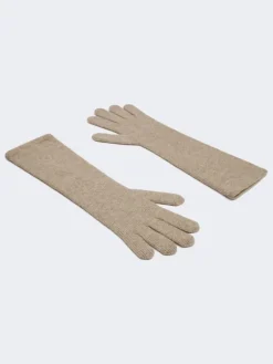 Cashmere gloves - BEIGE