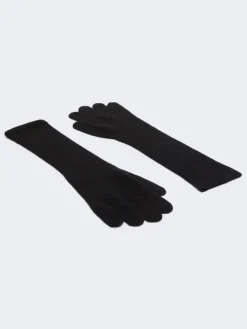 Cashmere gloves - BLACK