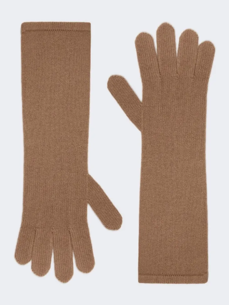 Cashmere gloves - HAZELNUT BROWN
