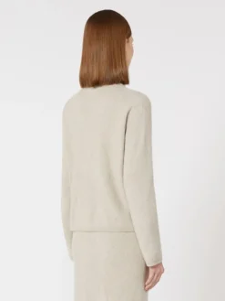 Cashmere knit cardigan - BEIGE