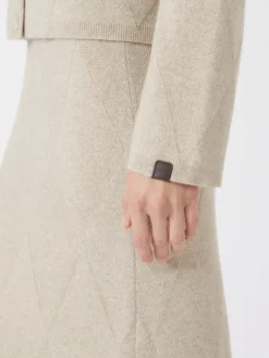 Cashmere knit cardigan - BEIGE