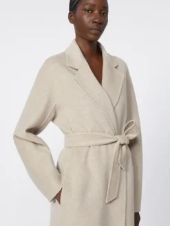 Cashmere robe coat - SAND