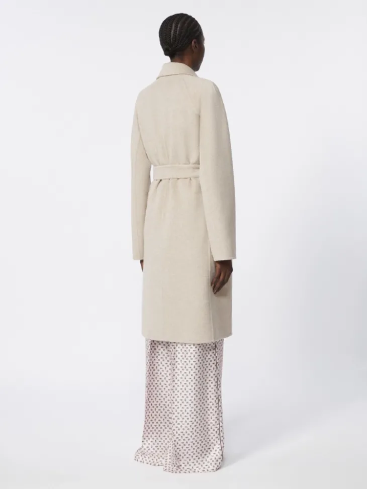 Cashmere robe coat - SAND