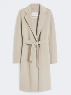 Cashmere robe coat - SAND