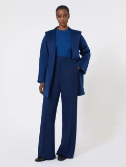 Cashmere yarn sweater - CHINA BLUE