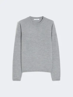 Cashmere yarn sweater - LIGHT GREY