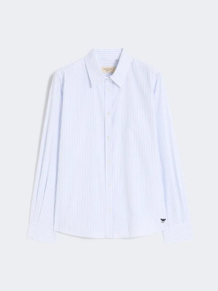 Classic cotton shirt - LIGHT BLUE