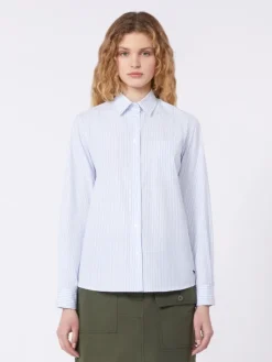 Classic cotton shirt - LIGHT BLUE