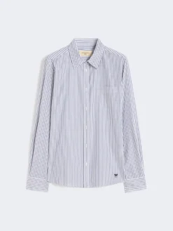 Classic cotton shirt - NAVY