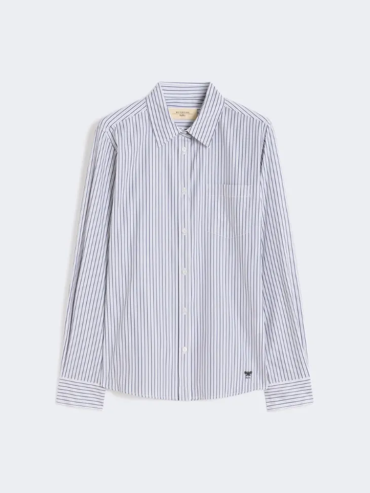 Classic cotton shirt - NAVY
