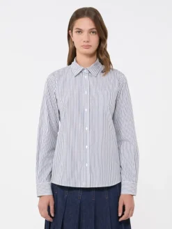 Classic cotton shirt - NAVY