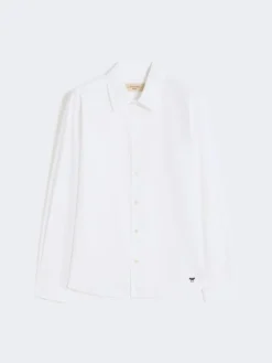 Classic cotton shirt - OPTICAL WHITE
