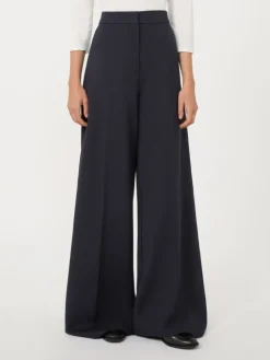 Compact jersey trousers - ULTRAMARINE