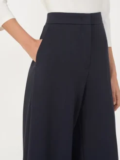 Compact jersey trousers - ULTRAMARINE