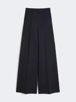 Compact jersey trousers - ULTRAMARINE