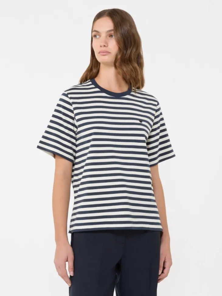 Cotton basic T-shirt - ECRU