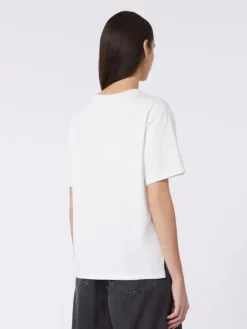 Cotton basic T-shirt - OPTICAL WHITE